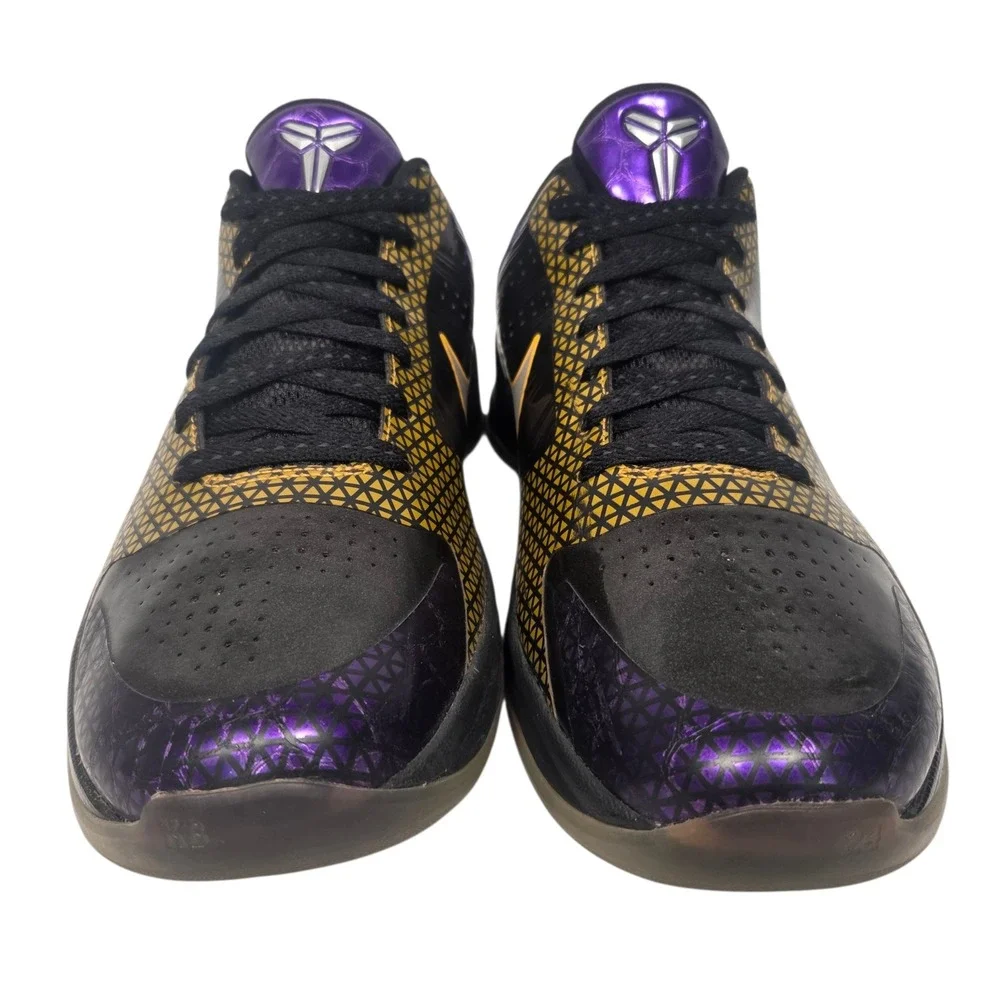 Nike Zoom Kobe V 5 Lakers POP Away 2010 Sz 10 Black Purple Vnds Carpe Diem